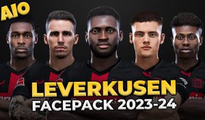 فیس پک Bayer 04 Leverkusen 23/24 برای PES 2021