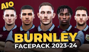 فیس پک Burnley 23/24 برای PES 2021