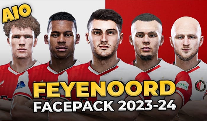 فیس پک Feyenoord 23/24 برای PES 2021