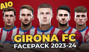 فیس پک Girona FC 23/24 برای PES 2021