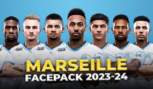 فیس پک Olympique Marseille 23/24 برای PES 2021
