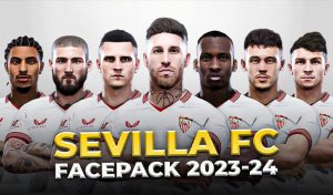 فیس پک Sevilla FC 23/24 برای PES 2021