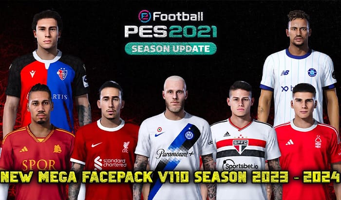 فیس پک new season 23/24 v110 برای PES 2021