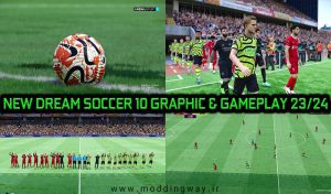 گیم پلی Dream Soccer v10 برای PES 2021