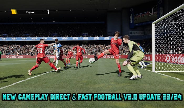 گیم پلی Fast Football v2 برای PES 2021