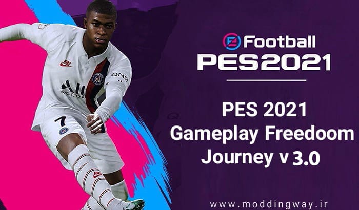 گیم پلی Freedoom Journey v3.0 برای PES 2021