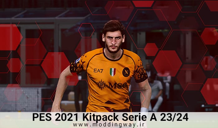 کیت پک Serie A 23/24 برای PES 2021