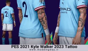 تتو Kyle Walker برای PES 2021