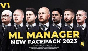 فیس پک New Facepack ML Manager V1 برای PES 2021