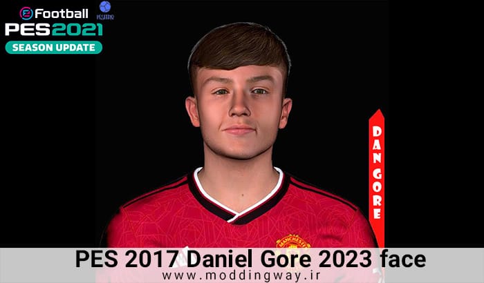 فیس Daniel Gore برای PES 2017