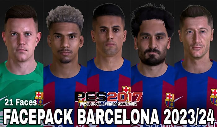 فیس پک FC Barcelona برای PES 2017