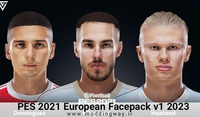 فیس پک European Facepack v1 برای PES 2021