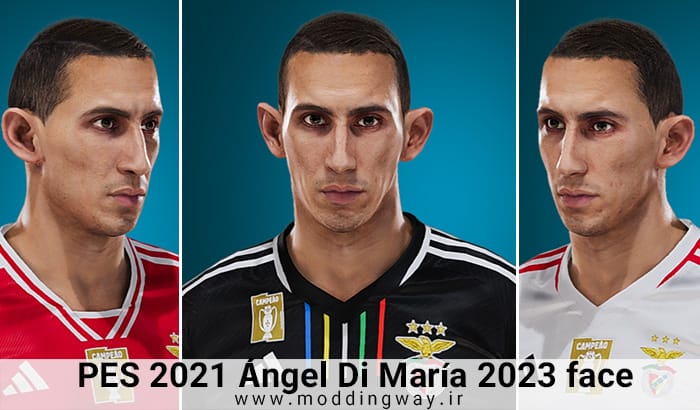 فیس Ángel Di María برای PES 2021 - آپدیت 4 آذر 1402