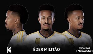 فیس Eder Militao برای PES 2021 - آپدیت 27 آبان 1402