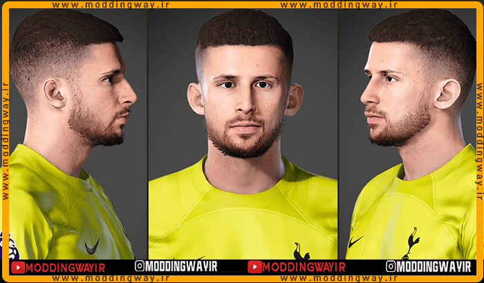 فیس Guglielmo Vicario برای PES 2021 - آپدیت 9 آذر 1404