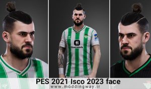 فیس Isco برای PES 2021 - آپدیت 2 آذر 1402