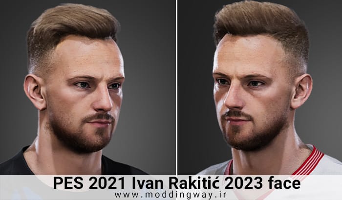 فیس Ivan Rakitić برای PES 2021 - آپدیت 5 آذر 1402