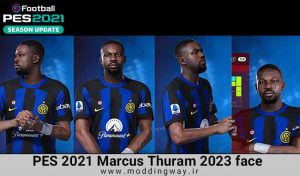 فیس Marcus Thuram برای PES 2021