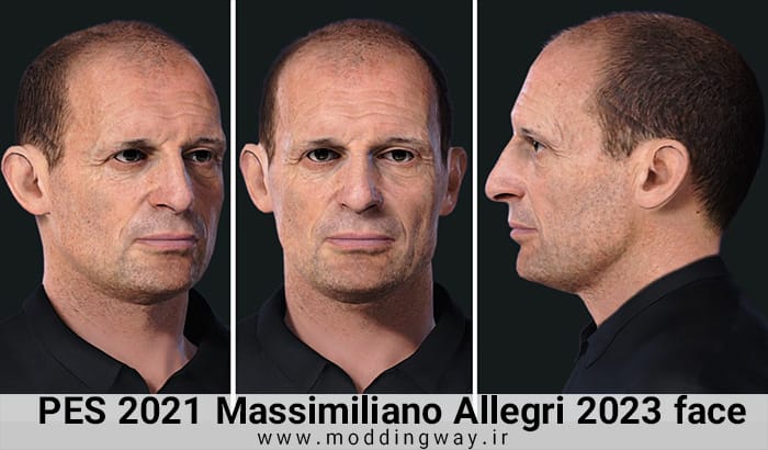 فیس Massimiliano Allegri برای PES 2021