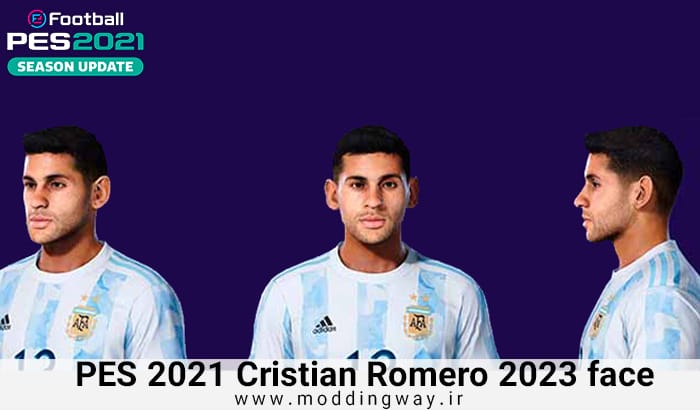 فیس Cristian Romero برای PES 2021