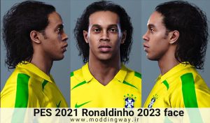 فیس Ronaldinho برای PES 2021