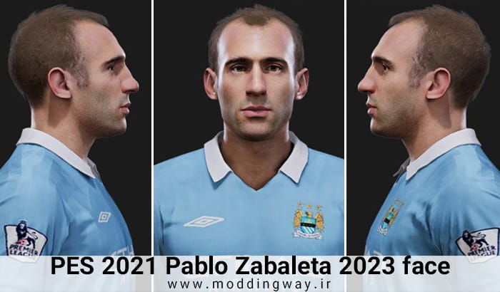 فیس Pablo Zabaleta برای PES 2021