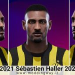 فیس Sébastien Haller برای PES 2021 - آپدیت 6 آذر 1402