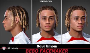 فیس Xavi Simons برای PES 2021