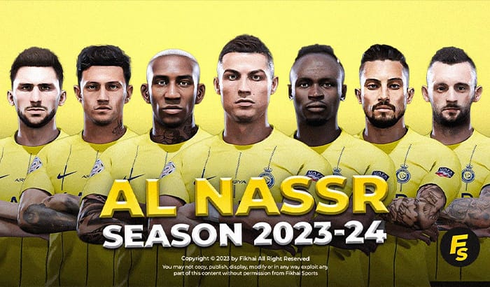 فیس پک Al Nassr FC 23/24 برای PES 2021