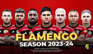 فیس پک CR Flamengo 23/24 برای PES 2021
