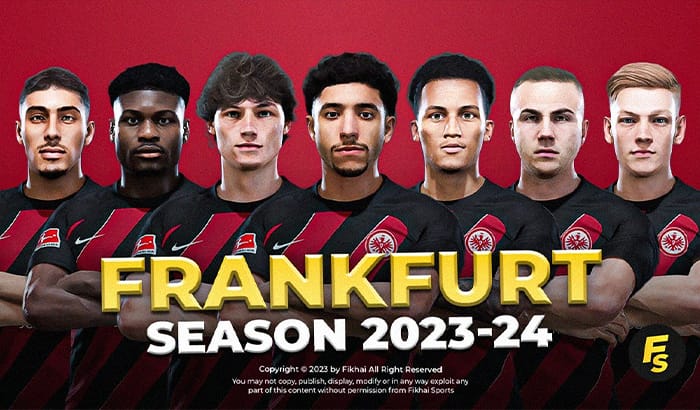 فیس پک Eintracht Frankfurt 23/24 برای PES 2021