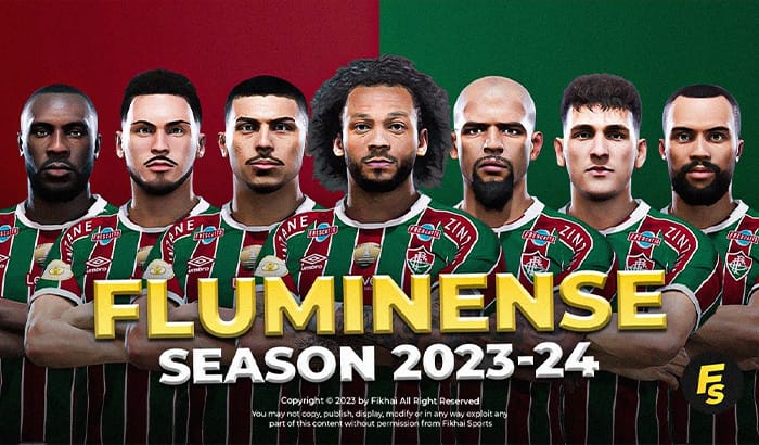 فیس پک Fluminense FC 23/24 برای PES 2021