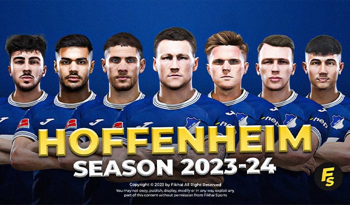 فیس پک Hoffenheim 23/24 برای PES 2021