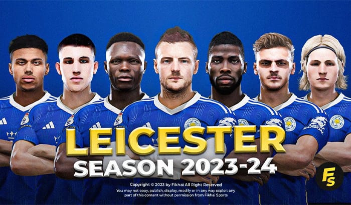 فیس پک Leicester City 23/24 برای PES 2021