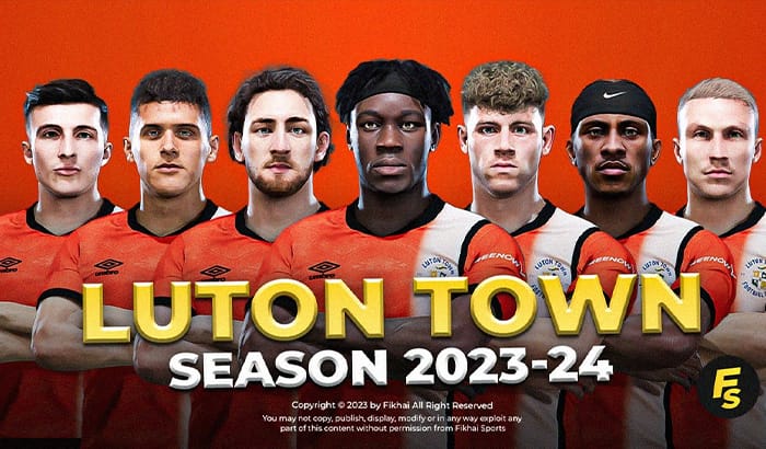 فیس پک Luton Town 23/24 برای PES 2021