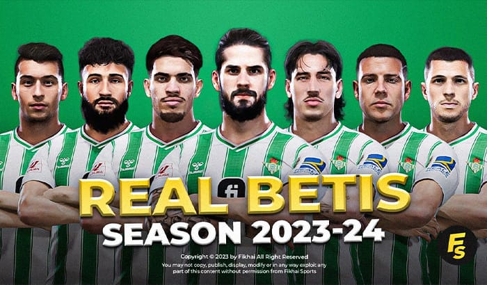 فیس پک Real Betis 23/24 برای PES 2021