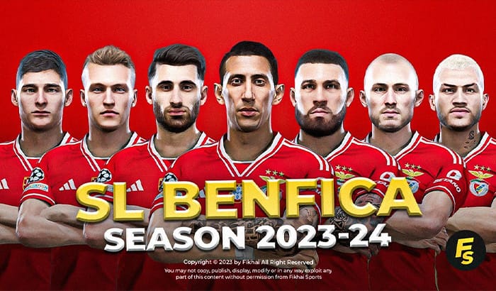 فیس پک SL Benfica 23/24 برای PES 2021