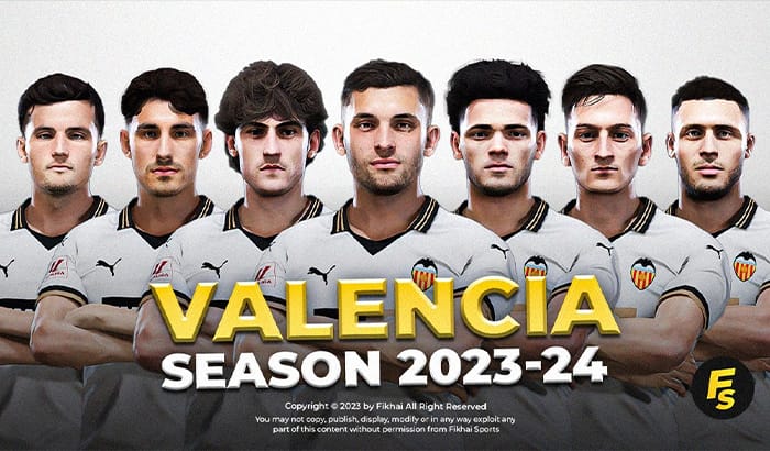 فیس پک Valencia CF 23/24 برای PES 2021