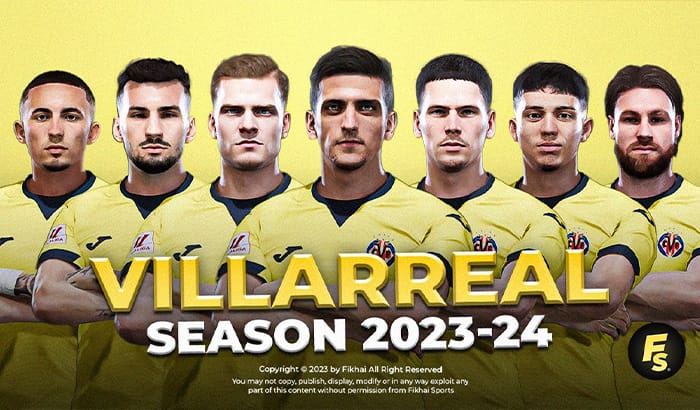 فیس پک Villarreal CF 23/24 برای PES 2021