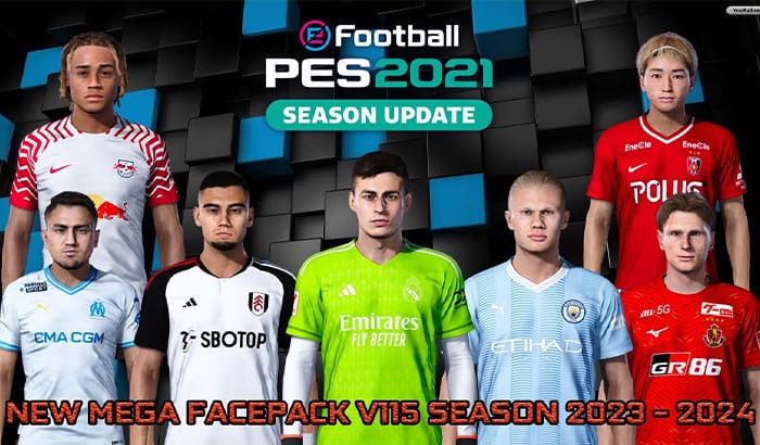 فیس پک new season 23/24 v115 برای PES 2021
