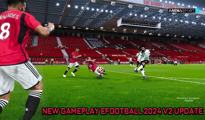 گیم پلی eFootball 2024 v2 برای PES 2021
