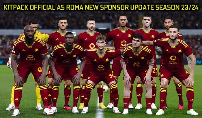 کیت پک 23/24 AS Roma برای PES 2021