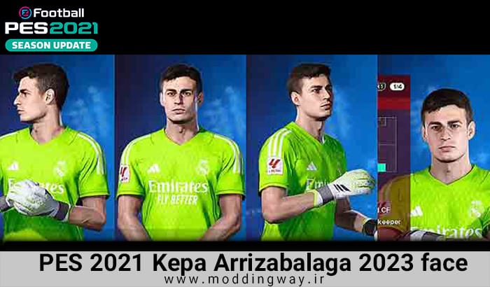 فیس Kepa Arrizabalaga برای PES 2021