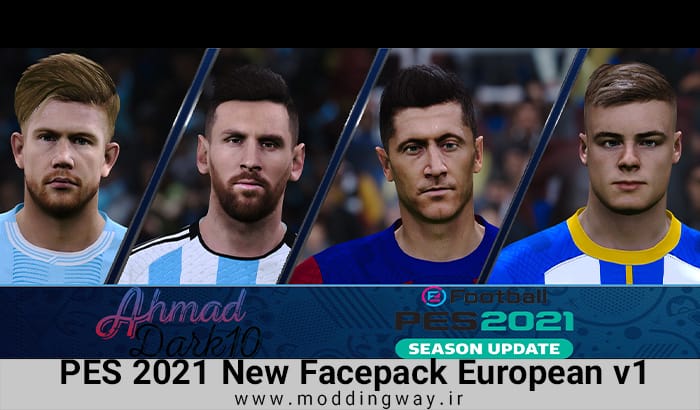 فیس پک New Facepack European v1 برای PES 2021