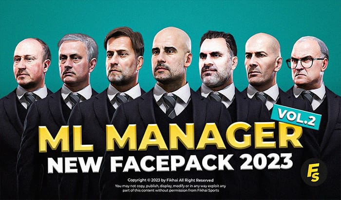 فیس پک New Facepack ML Manager V2 برای PES 2021