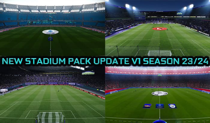 استادیوم پک Season Update 23-24 برای PES 2021