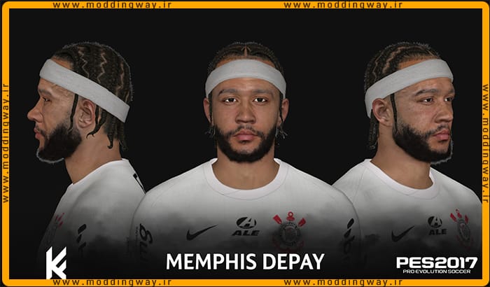 فیس Memphis Depay برای PES 2017