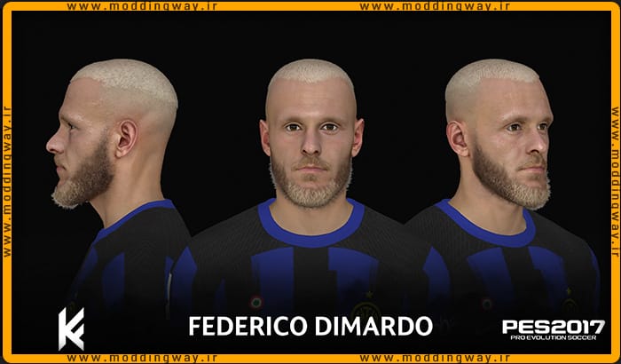 فیس Federico Dimarco برای PES 2017 - آپدیت 27 آذر 1402