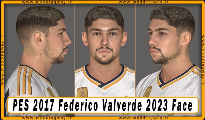 فیس Federico Valverde برای PES 2017 - آپدیت 26 آذر 1402