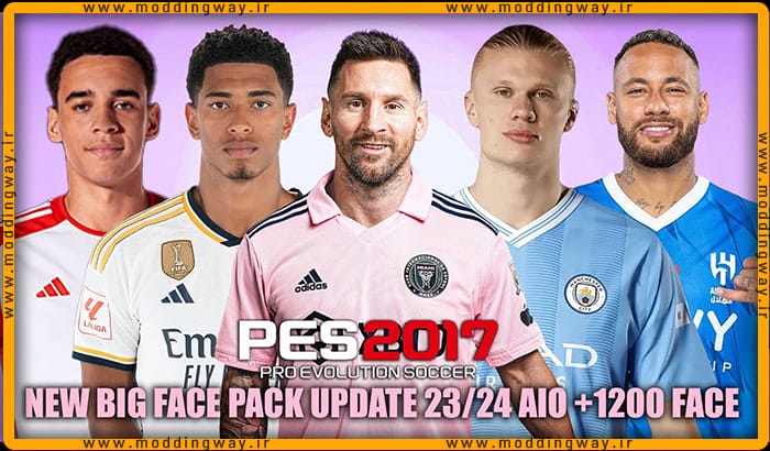 فیس پک New Big Facepack Season 2023 برای PES 2017